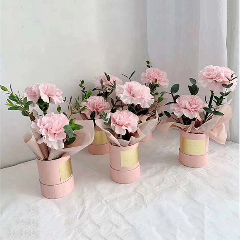 Florist Supply Buckets - Scatola di carta per fiori rotonda