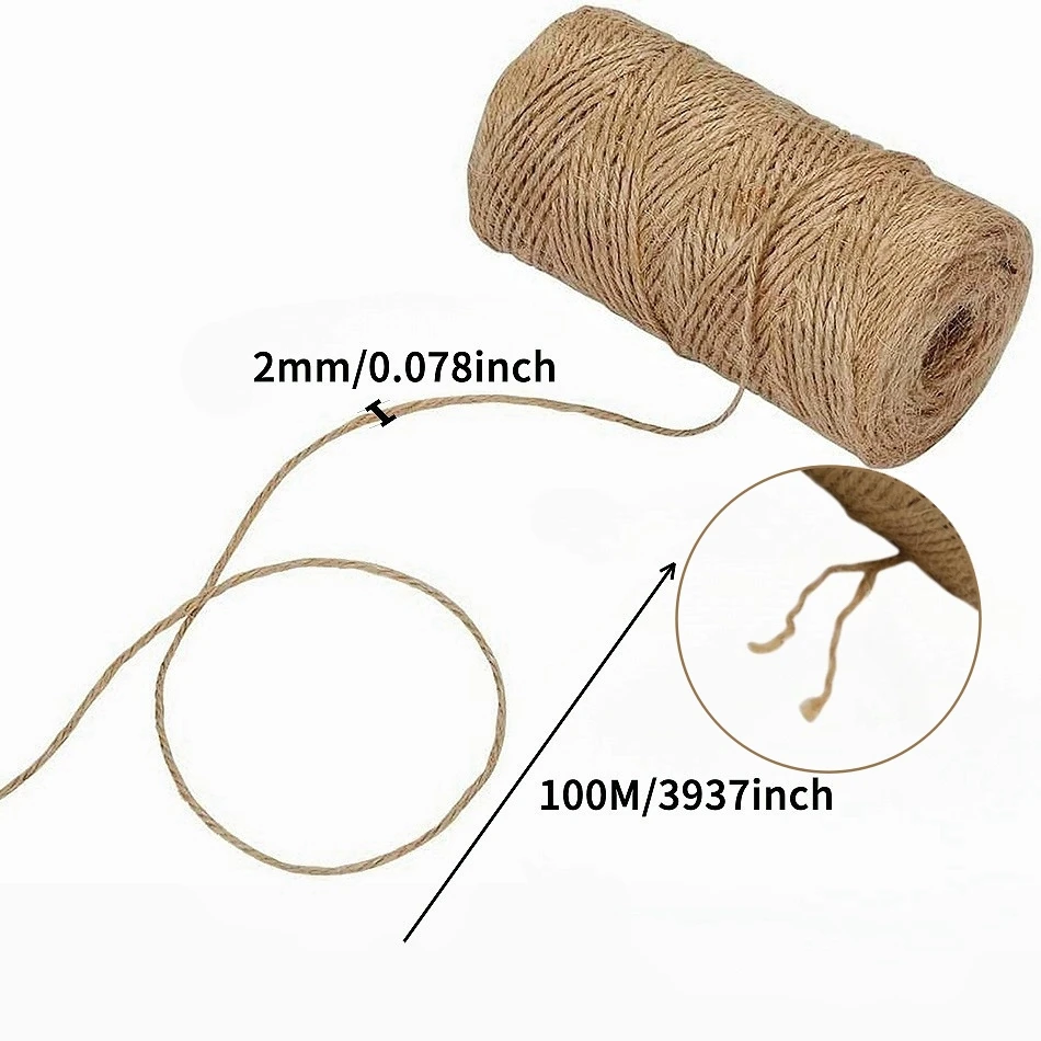 Spago di Juta Naturale 1mm 2mm - Natural Florist Supply recensione e prezzo