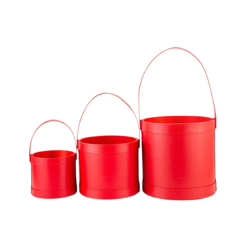 Scatola Regalo Rotonda in Pell - Florist Supply Buckets recensione e prezzo